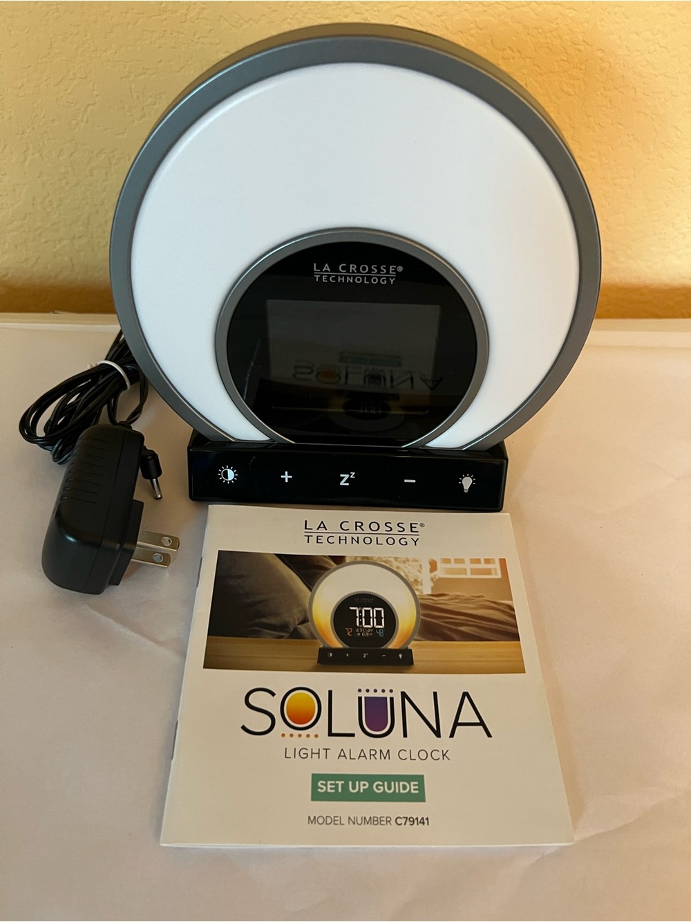 La Crosse Soluna Sunrise Alarm Clock, Five Mood Colors